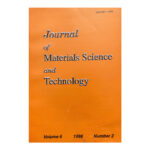 Journal of materials science and technology. Vol. 6. Number 2 / 1998